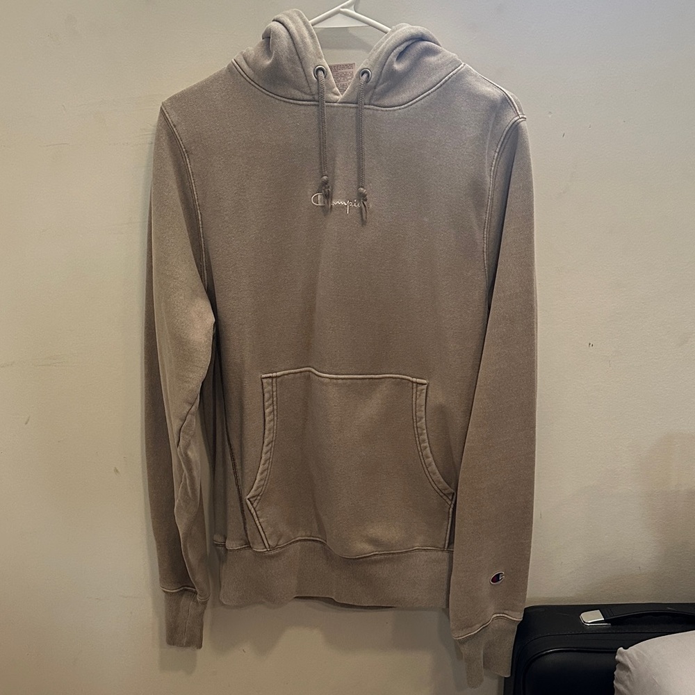 Champion Men's Beige Hoodie